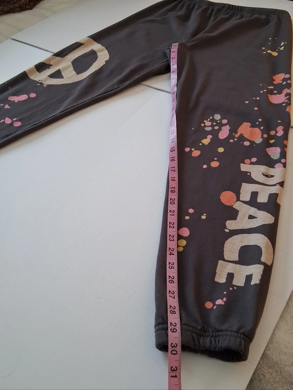 Natural Life Quinn Sweatpants Jogger Pants Sz Small Gray Multicolor Like New - Picture 7 of 8